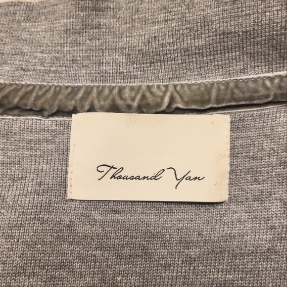 Knitted long vest mink and rabbit fur fabric size M - Picture 8 of 12